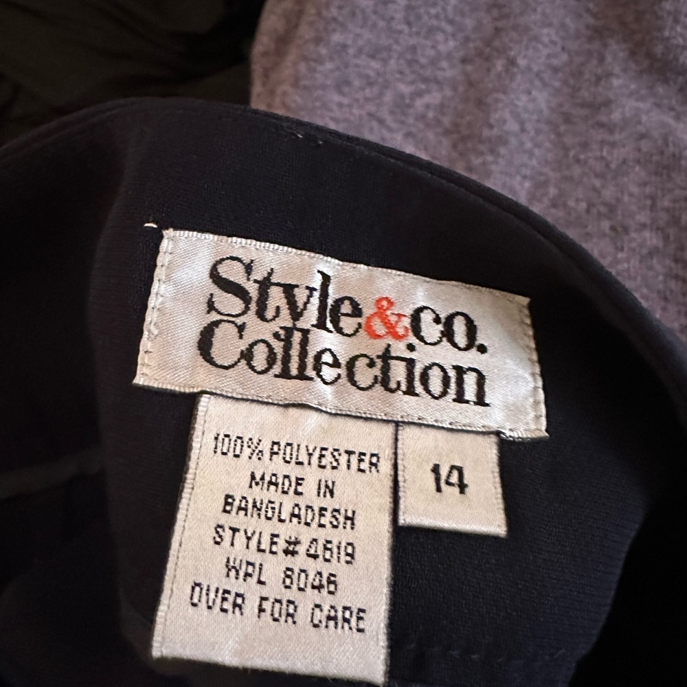 Style & Co Elegant Navy Women's Skirt - Picture 5 of 5